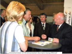 Gewerbemesse zum Stadtfest 2004, Ministerpräsident (Sachsen) Georg Milbradt